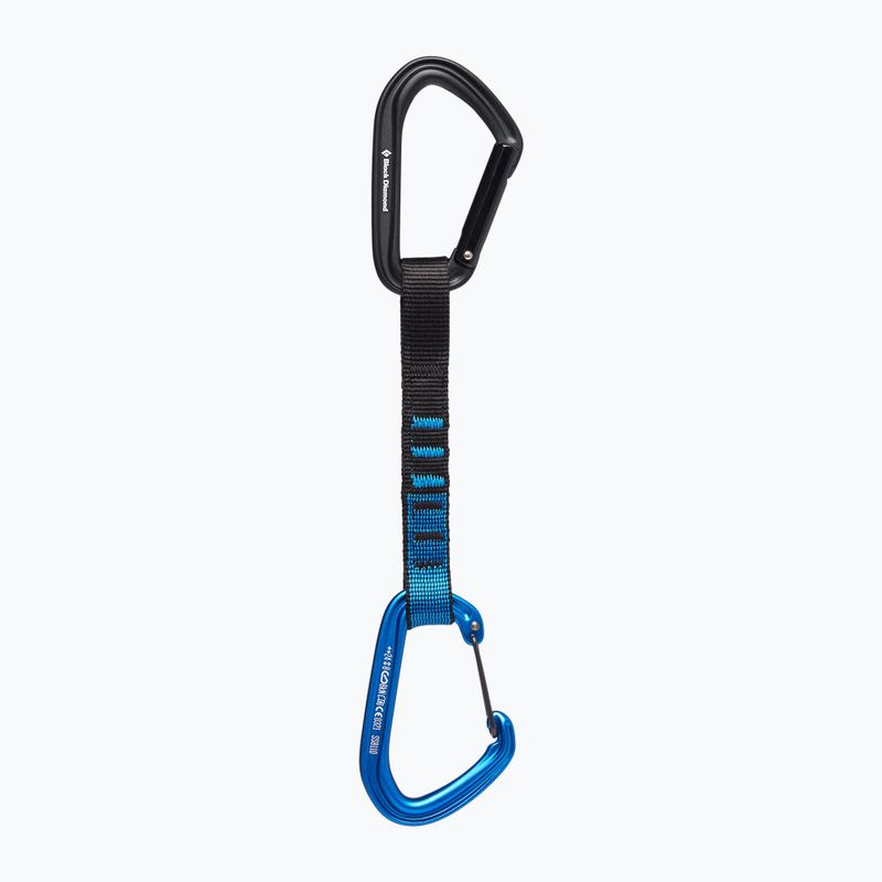 Black Diamond Hotforge Hybrid Quickdraw climbing express 16 cm blu