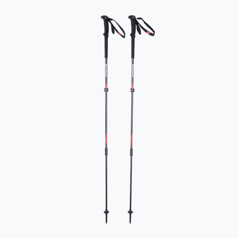 Black Diamond Trail Pro Trek bastoncini da trekking rosso fuoco