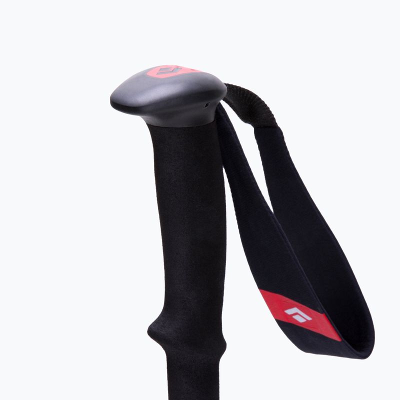 Black Diamond Trail Pro Trek bastoncini da trekking rosso fuoco 4