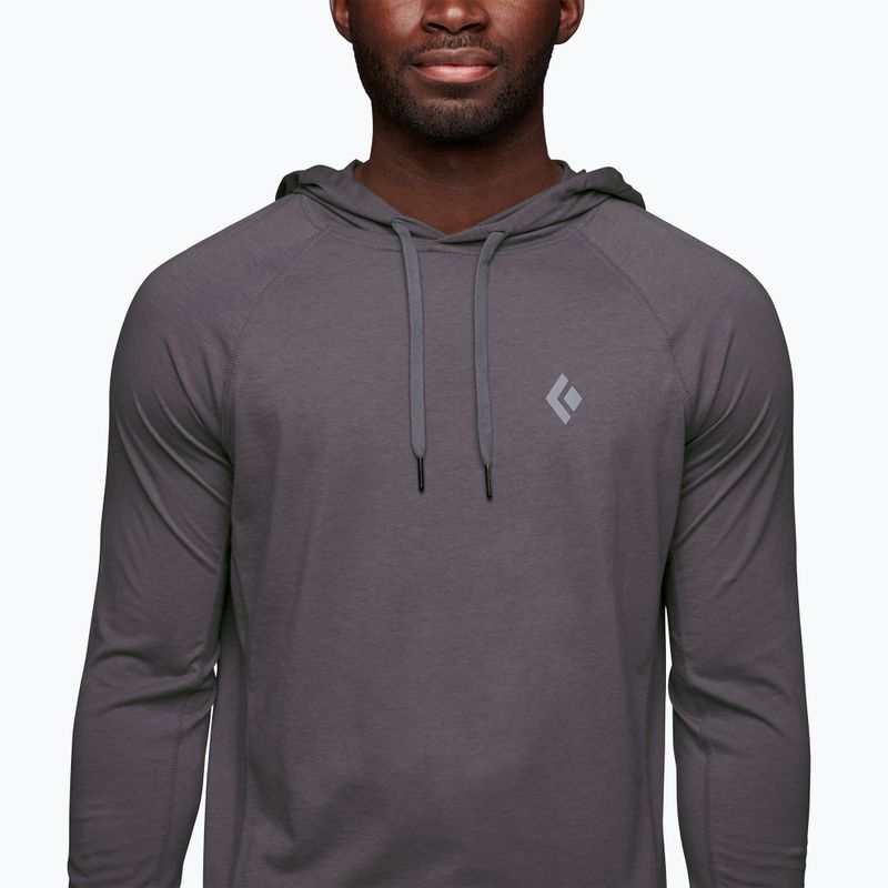 Felpa da trekking da uomo Black Diamond Crag Hoody carbon 3