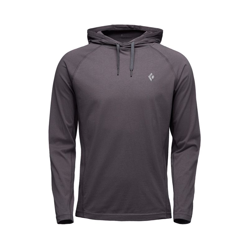Felpa da trekking da uomo Black Diamond Crag Hoody carbon 4
