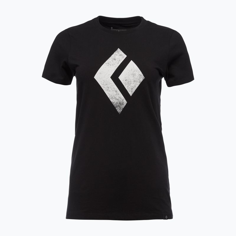 Maglietta da arrampicata da donna Black Diamond Chalked Up nero 4