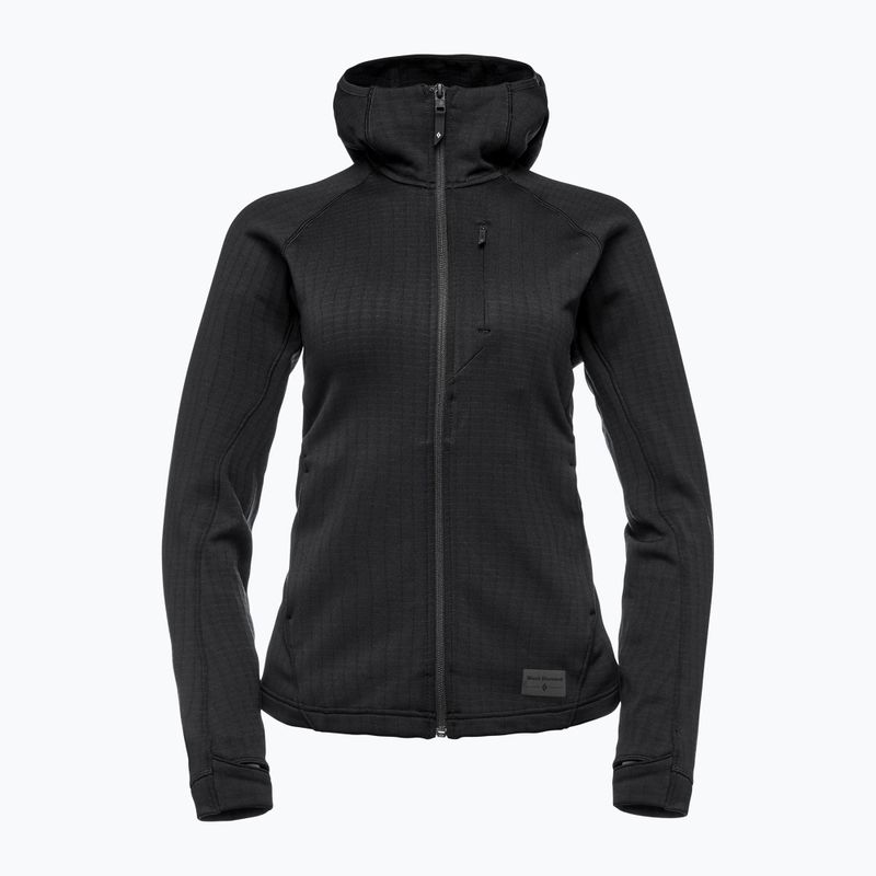 Giacca da trekking da donna Black Diamond Factor Hoody nero 3