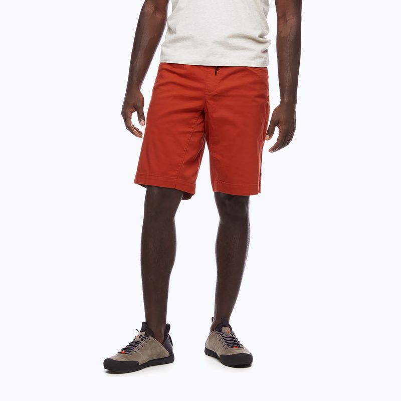 Pantaloncini da arrampicata da uomo Black Diamond Notion red rock