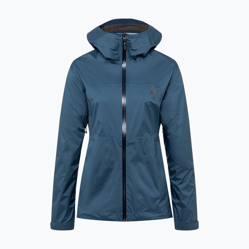 Black Diamond giacca antipioggia Stormline Stretch donna blu inchiostro 6