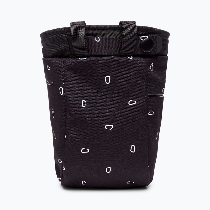 Black Diamond Gym borsa nera con moschettone e stampa della magnesia 2