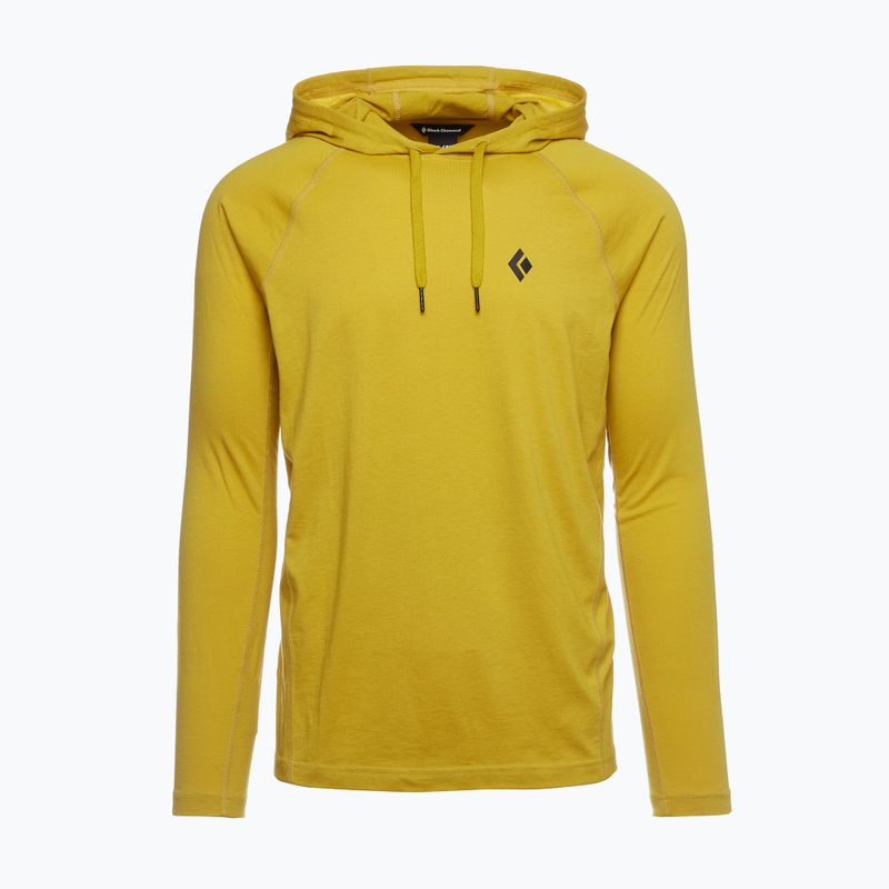 Felpa da trekking da uomo Black Diamond Crag Hoody sulphur