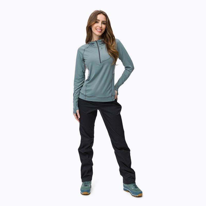 Giacca da trekking da donna Black Diamond Alpenglow Pro Hoody blu tempesta 2