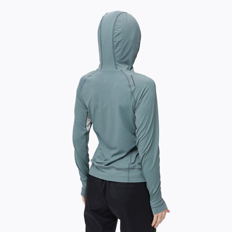 Giacca da trekking da donna Black Diamond Alpenglow Pro Hoody blu tempesta 4
