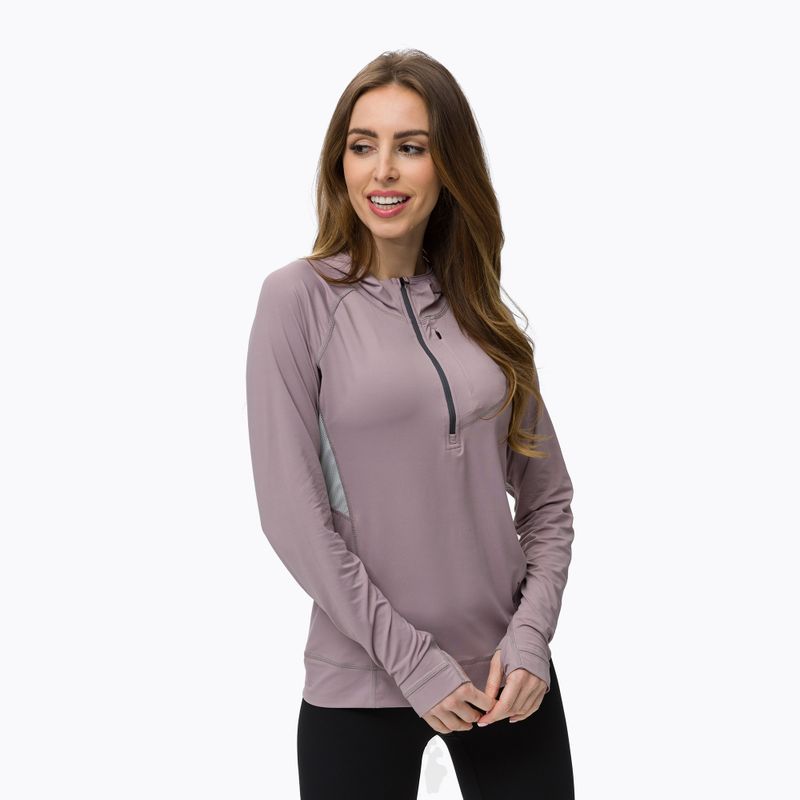 Giacca da trekking da donna Black Diamond Alpenglow Pro Hoody legno viola