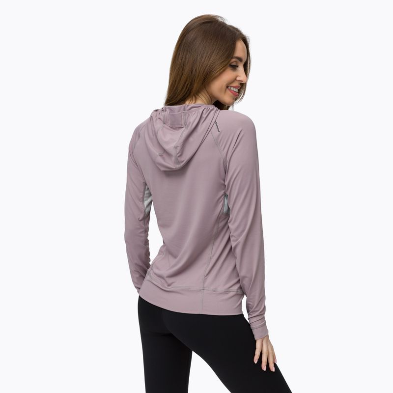 Giacca da trekking da donna Black Diamond Alpenglow Pro Hoody legno viola 3