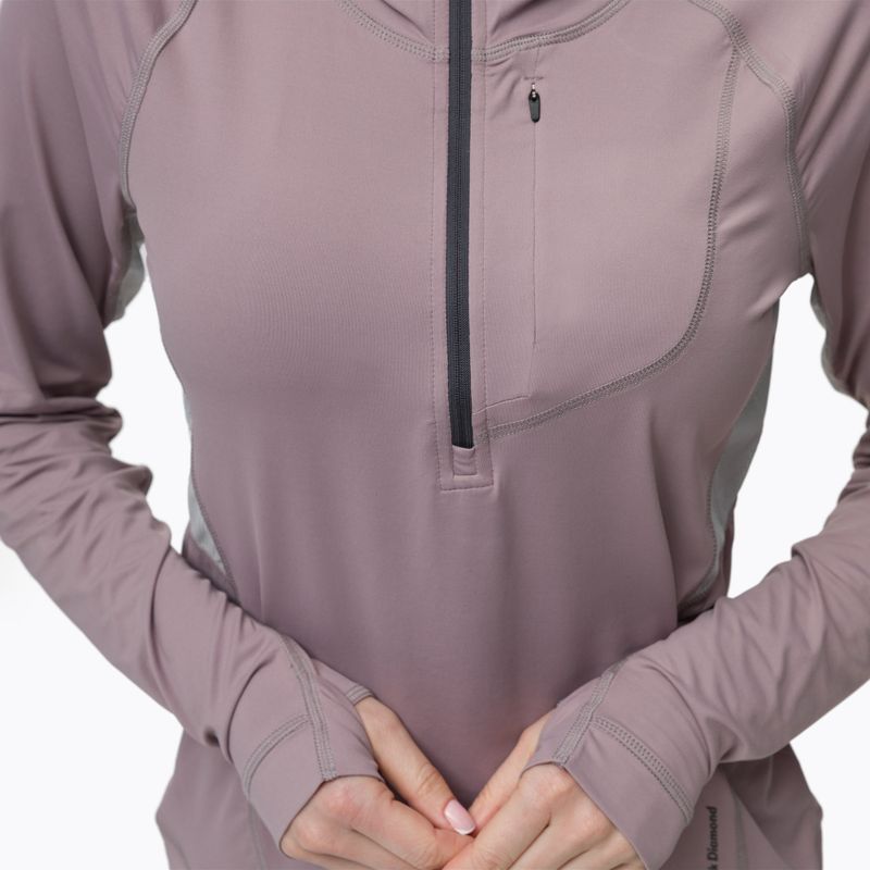 Giacca da trekking da donna Black Diamond Alpenglow Pro Hoody legno viola 6