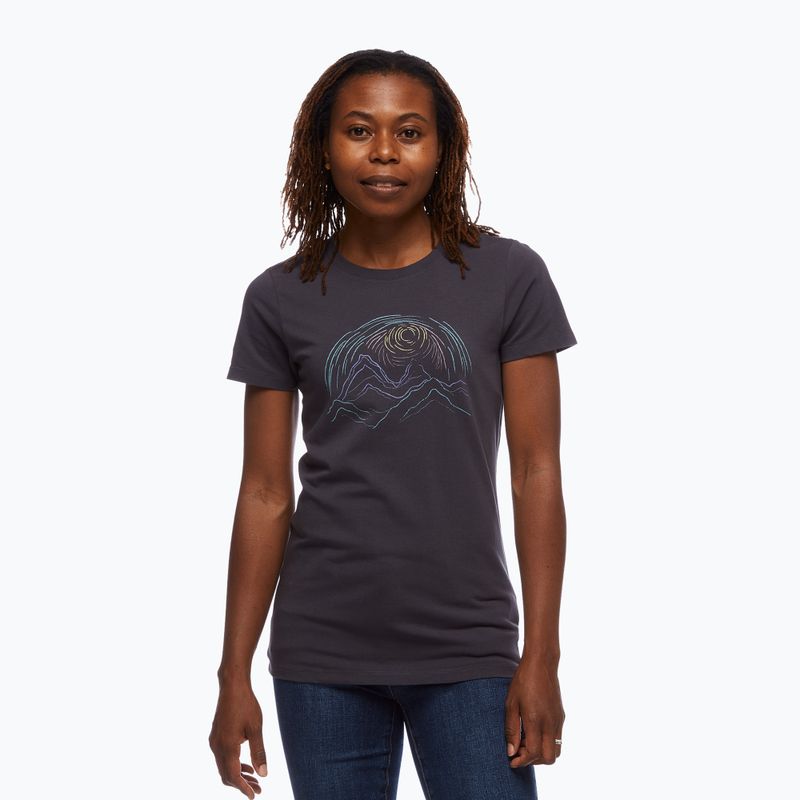 Maglietta da trekking da donna Black Diamond Summit Scribble carbon 5