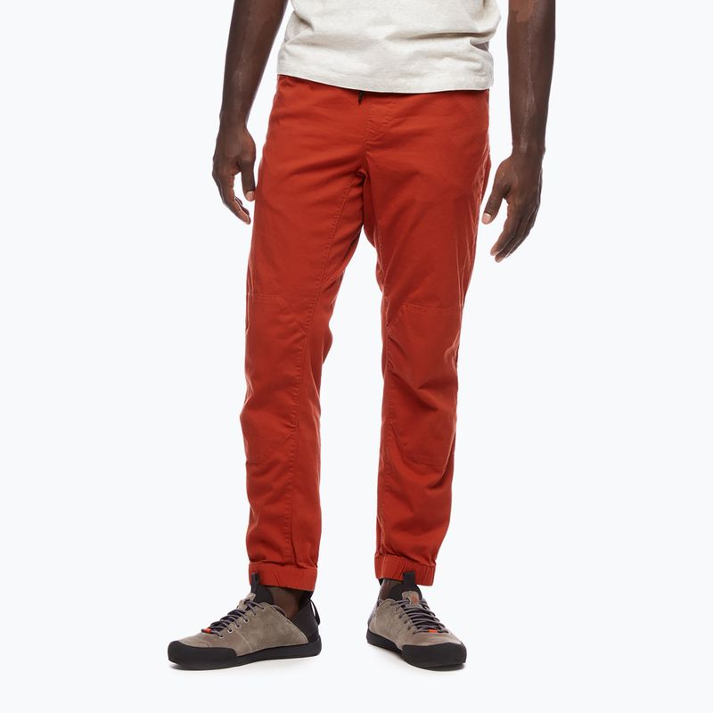 Pantaloni da arrampicata da uomo Black Diamond Notion red rock 3