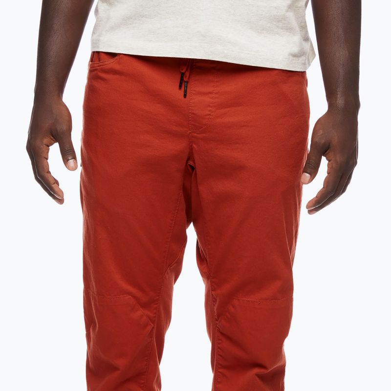 Pantaloni da arrampicata da uomo Black Diamond Notion red rock 4