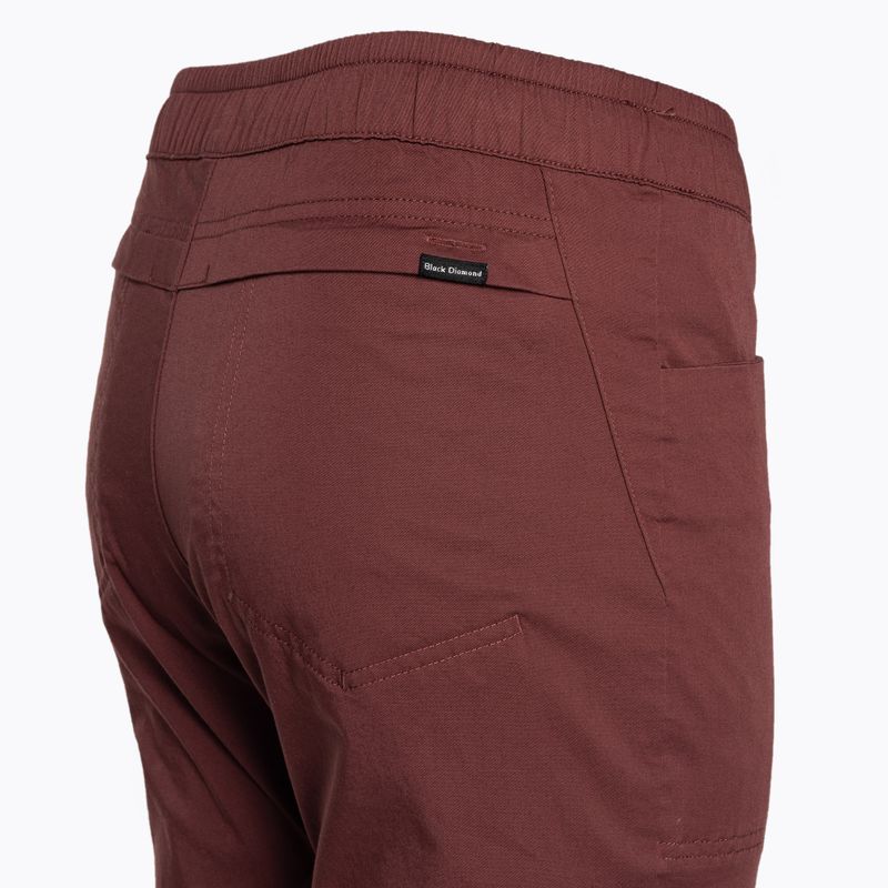 Pantaloni da arrampicata da donna Black Diamond Notion SP cherrywood 6