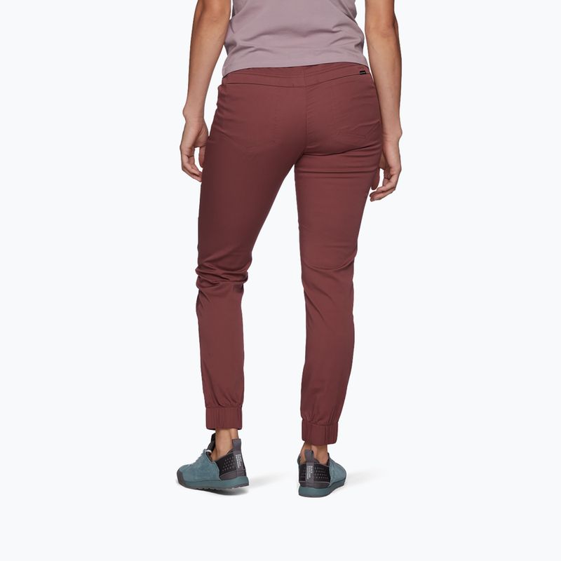 Pantaloni da arrampicata da donna Black Diamond Notion SP cherrywood 2