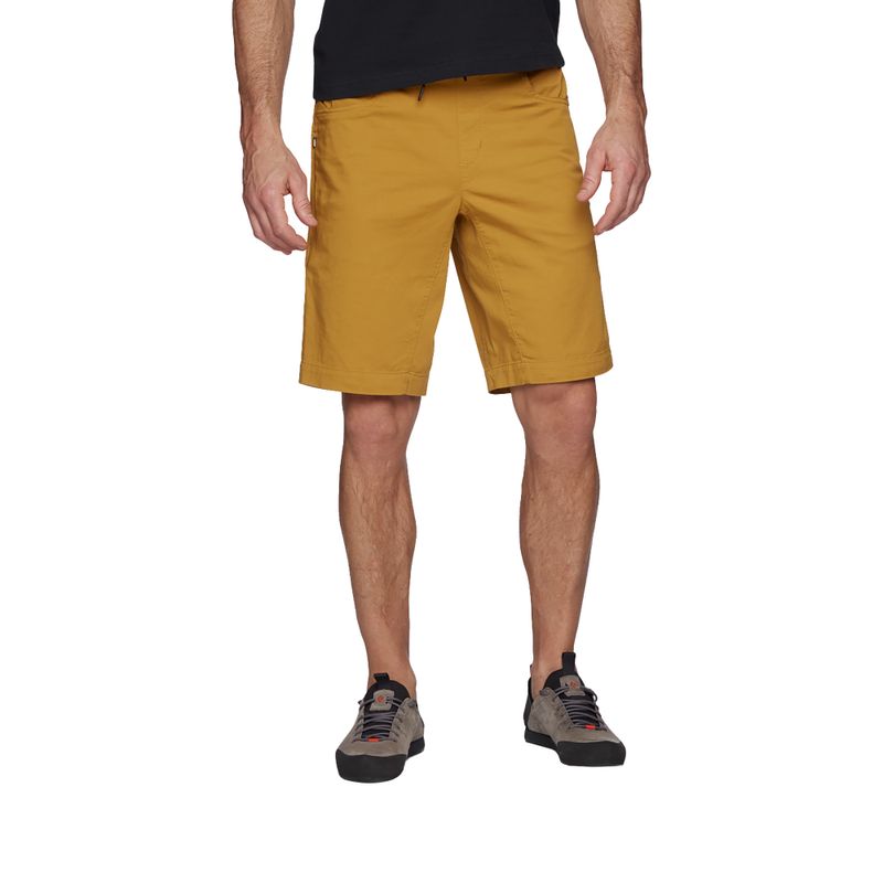 Pantaloncini da arrampicata da uomo Black Diamond Notion amber