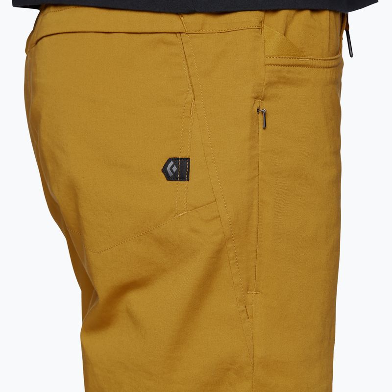 Pantaloncini da arrampicata da uomo Black Diamond Notion amber 3