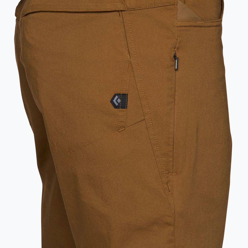 Pantaloncini da arrampicata Black Diamond Notion dark curry da uomo 3