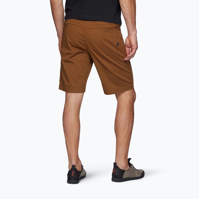 Pantaloncini da arrampicata Black Diamond Notion dark curry da uomo 2