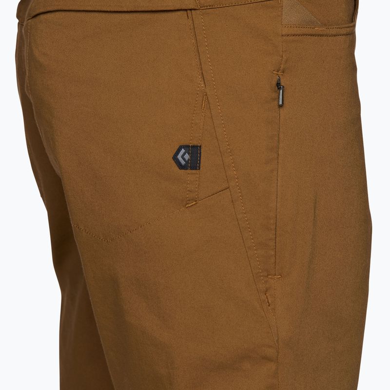 Pantaloncini da arrampicata Black Diamond Notion dark curry da uomo 3