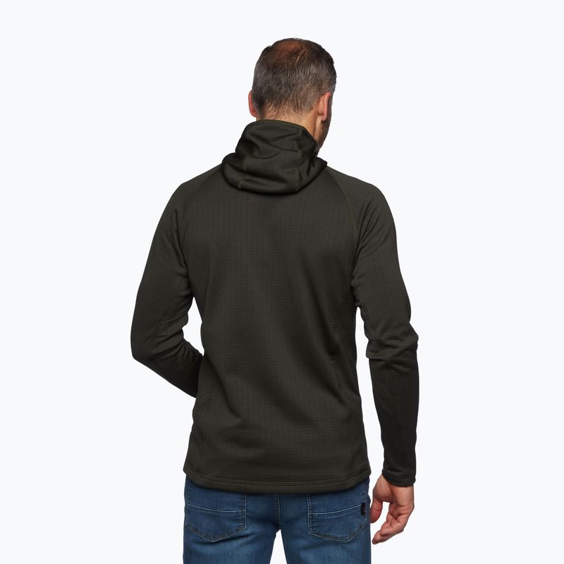 Felpa da trekking da uomo Black Diamond Factor Hoody cypress 3