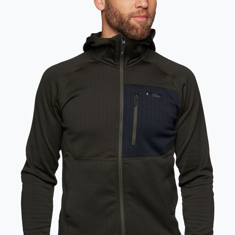 Felpa da trekking da uomo Black Diamond Factor Hoody cypress 4