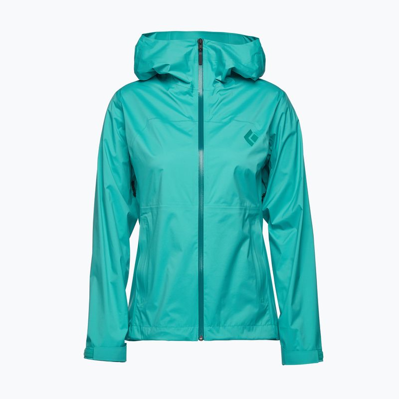 Giacca da pioggia Black Diamond Stormline Stretch da donna patina scura 7