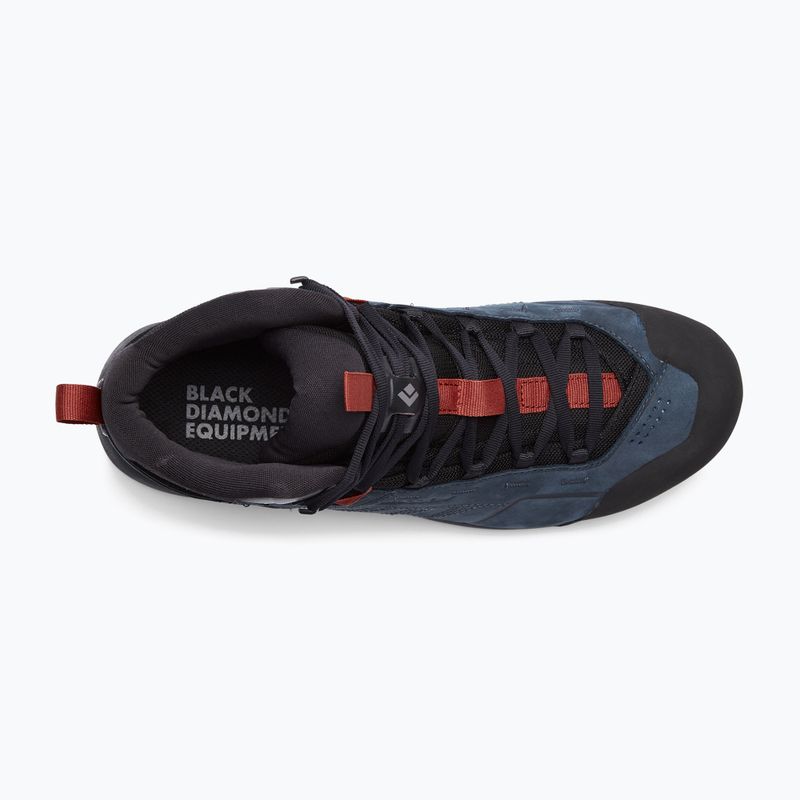 Black Diamond Mission LT Mid WP Approach Boots Uomo 2022 eclipse/red rock 10