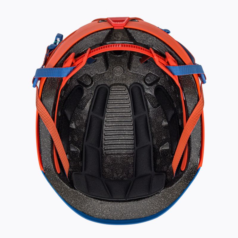 Black Diamond Capitan ultra blu/persimmon casco da arrampicata per bambini 5