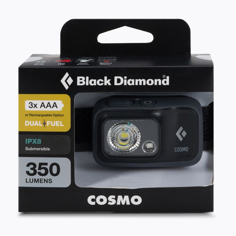Torcia Black Diamond Cosmo 350 in grafite 2