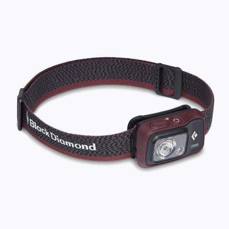 Black Diamond Cosmo 350 bordeaux torcia frontale 2