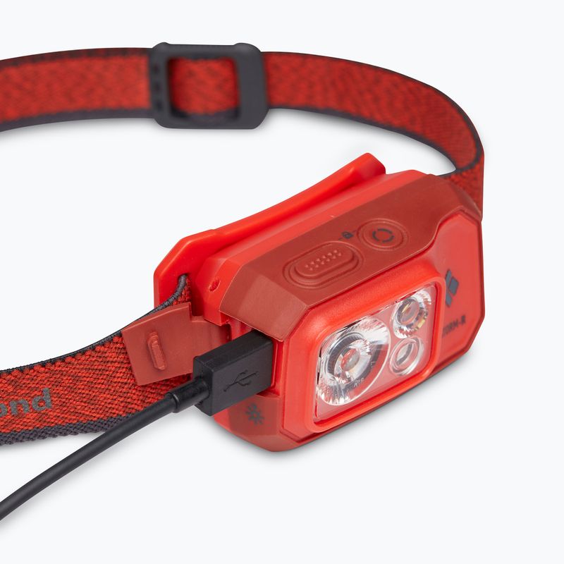 Black Diamond Storm 500-R, torcia da testa in acetato 5