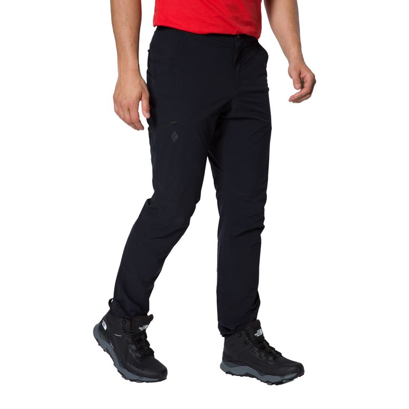 Pantaloni da arrampicata da uomo Black Diamond Technician Pro Alpine nero