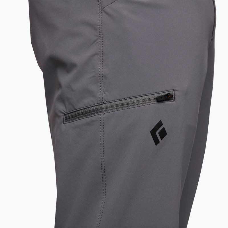 Pantaloni da arrampicata da uomo Black Diamond Technician Pro Alpine grigio acciaio 3