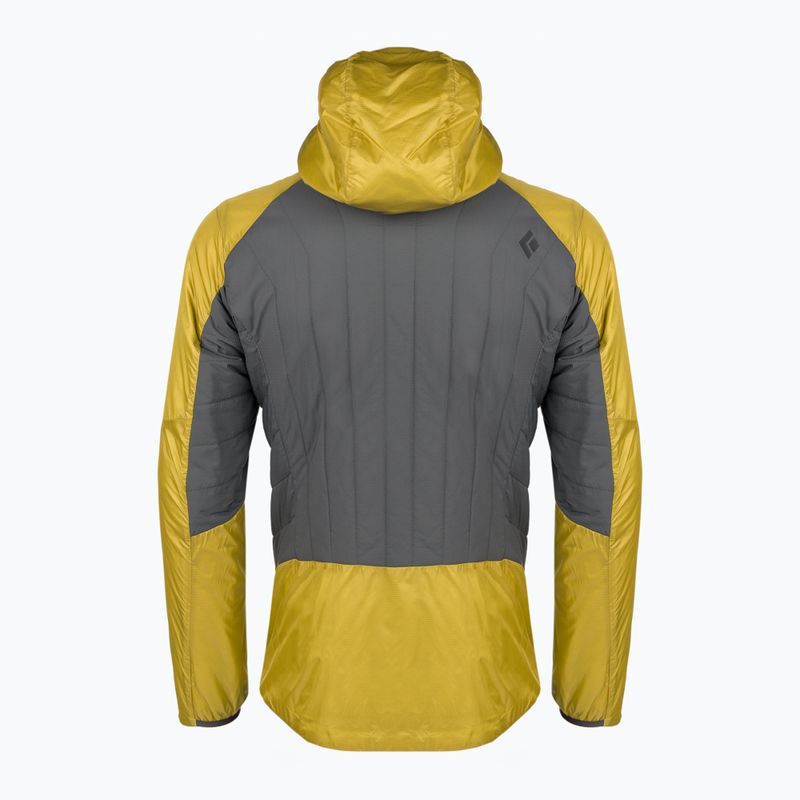 Giacca con cappuccio Black Diamond Vision Hybrid Hoody da uomo sulphur 7