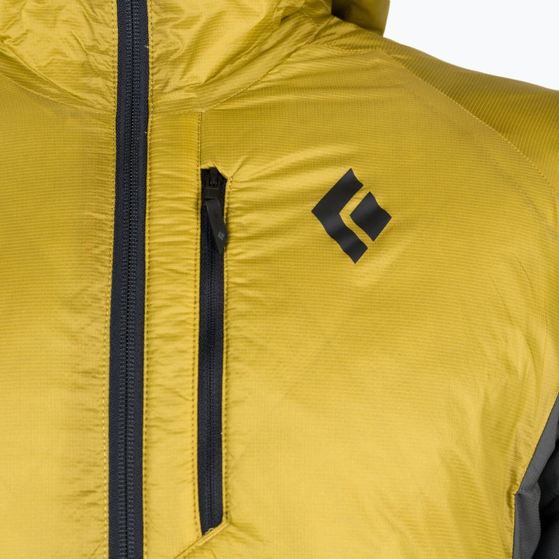 Giacca con cappuccio Black Diamond Vision Hybrid Hoody da uomo sulphur 8