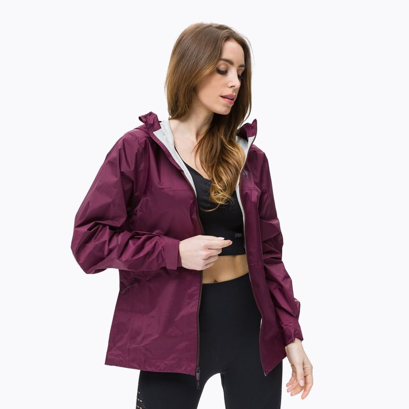 Giacca da pioggia da donna Black Diamond Treeline blackberry