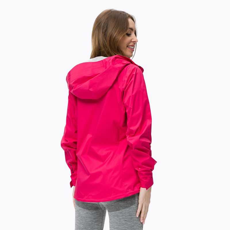 Giacca da pioggia Black Diamond Stormline Stretch donna, melograno 3