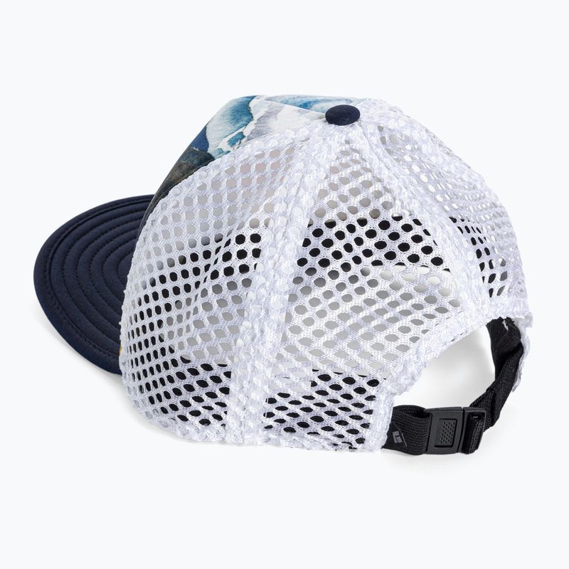 Black Diamond Hideaway Trucker cappellino da trail stampato/grigio acciaio 3