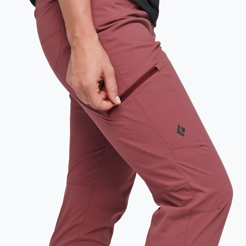 Pantaloni da arrampicata da donna Black Diamond Technician Jogger cherrywood 4