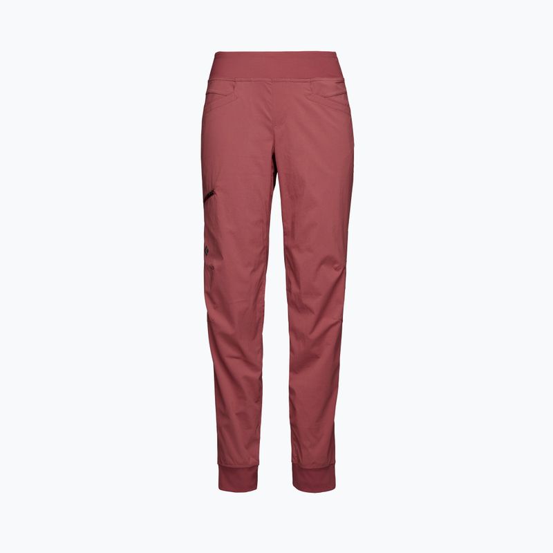 Pantaloni da arrampicata da donna Black Diamond Technician Jogger cherrywood 7