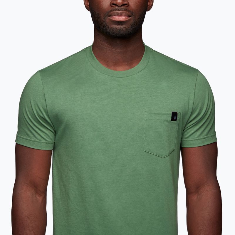 Maglietta da arrampicata da uomo Black Diamond Crag arbor verde 3