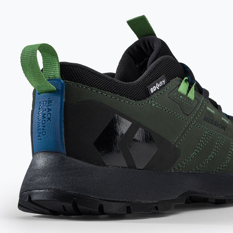 Stivali da avvicinamento Black Diamond Mission LT LW WP da uomo cipresso/nero 8