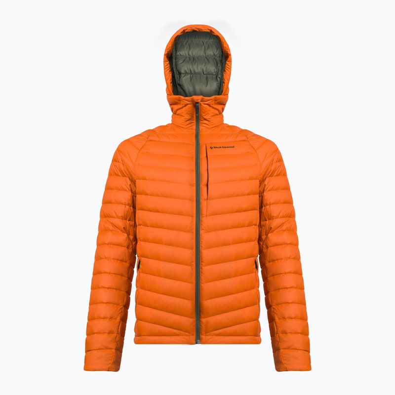Black Diamond Access Down Hoody da uomo arancione bruciato