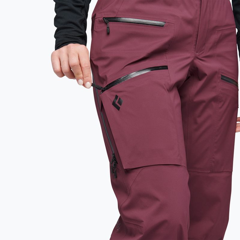 Pantaloni da sci da donna Black Diamond Recon Lt blackberry 5