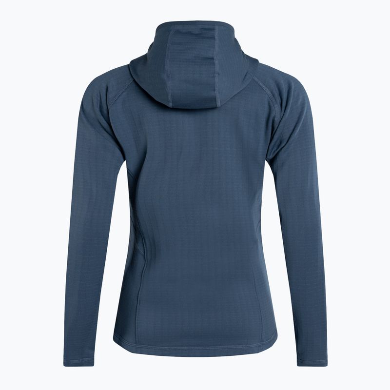 Giacca da trekking da donna Black Diamond Factor Hoody blu inchiostro 7