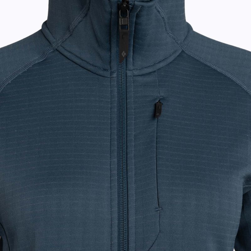 Giacca da trekking da donna Black Diamond Factor Hoody blu inchiostro 8