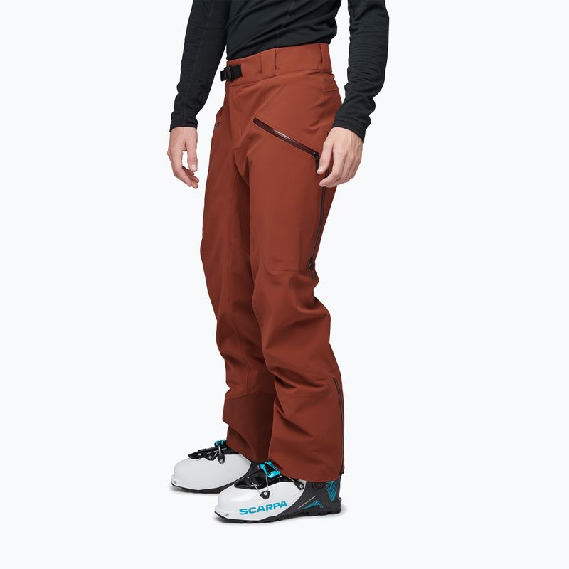 Black Diamond Recon Stretch pantaloni da sci da uomo sidro brulé 3